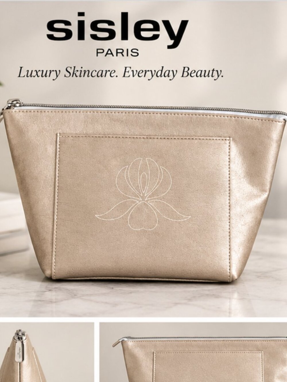 FEW LEFT Luxury Large Vanity Cosmetic Bag Catalog - Brand New